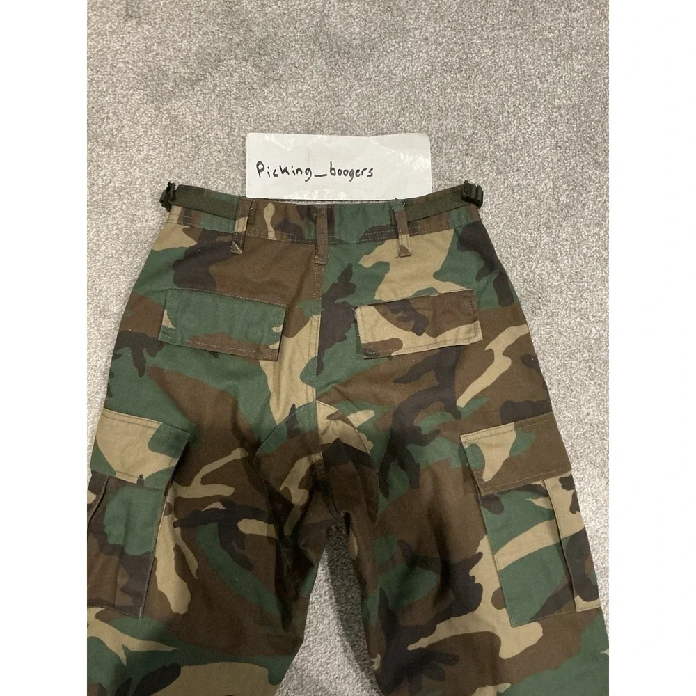 US Military Woodland‎ Camo Pants extra Small Regular Cargo Combat